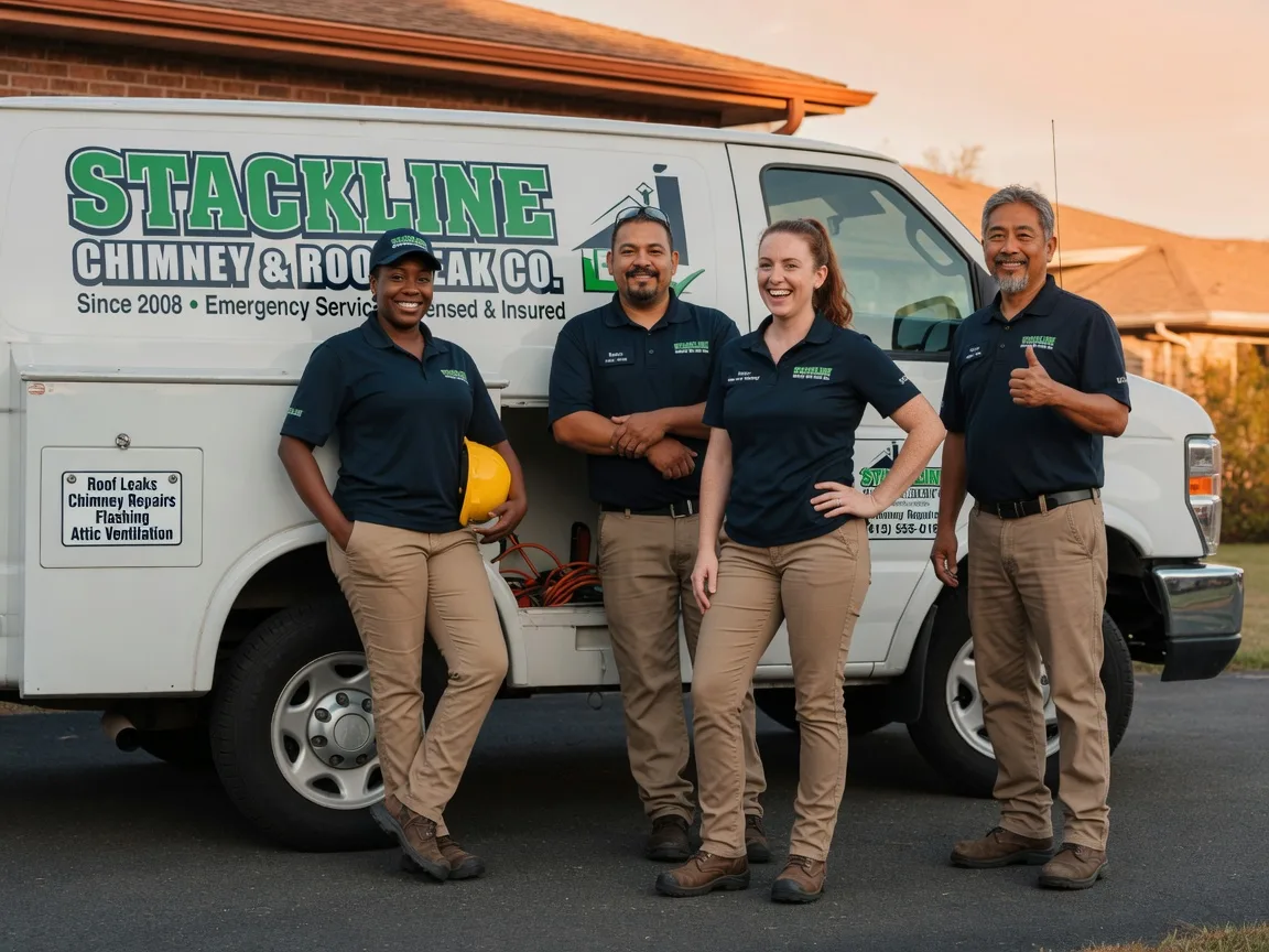 Chimney flashing repair company in Littlerock, CA